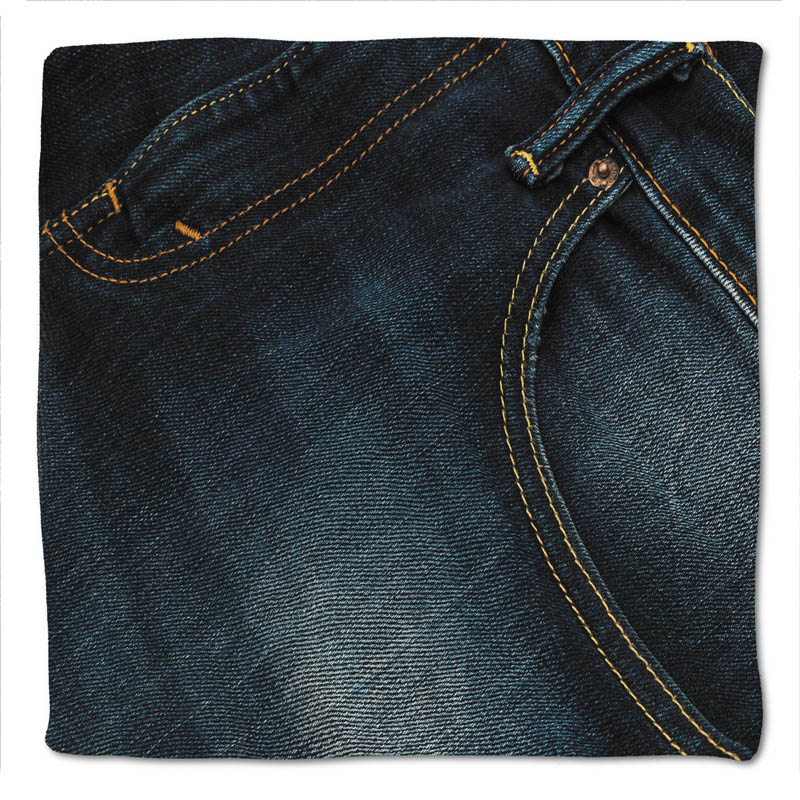 Sitzkissen Jeans 3 40x40x3 cm